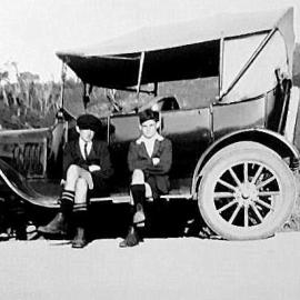 Kennedy Bros Model T Ford , Marsden Rd 1925 -  Bob Furness and Fred Browne 