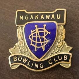 Ngakawau Bowling Club badge.