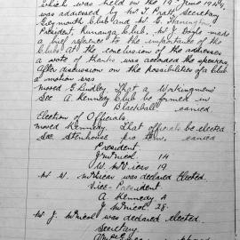 First Minutes of the Blackball Workingmen`s Club.1949.