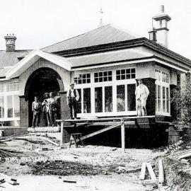ALBUM - New Wing being built Westland Hospital Hokitika.
