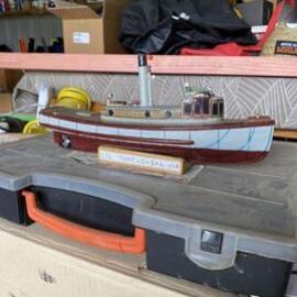 Model of steam vessel Tiki