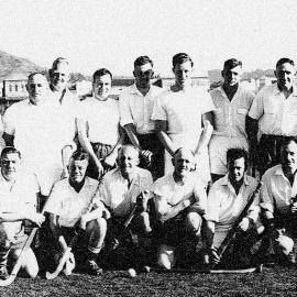 Hockey Team on Nimmo Island, Cobden.ca.1946.