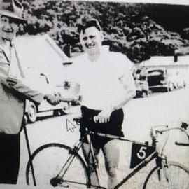  Jim Archer of Nelson after the NZ Championship bike race from Reefton 