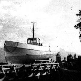 Tikinui crossing road rail bridge at Moana enroute to somewhere.
