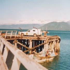 Jackson Bay wharf 1970s