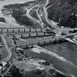 NEW COBDEN BRIDGE nearing completion. 1975.
