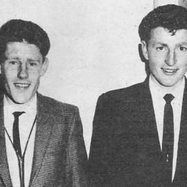 Dave McKenzie and Eddie Gray - Runanga. 1964.