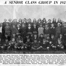 Runanga School Senior Class.1921.