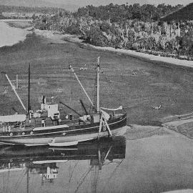 The Coaster Gael being loaded at Okuru.1939.