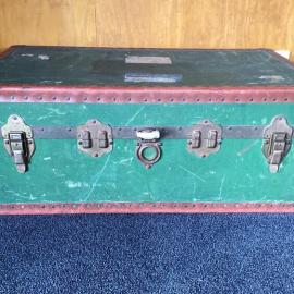 Trunk belonging to World War I soldier  O B A Sharpe of Reefton