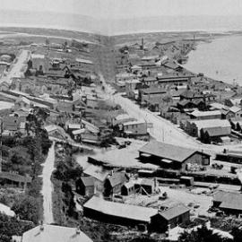 A panoramic view of Greymouth.1904.