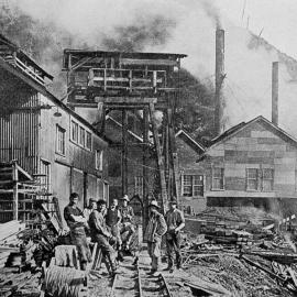 The Energetic Mine, Reefton - one of the mines rendered idle by the West Coast strike.1912,