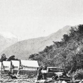 One of the Public Works Department camps in the vicinity of the Cook River.1930.