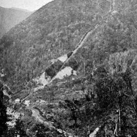 A view of the Denniston incline.1903.