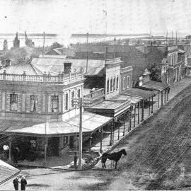 Looking up Palmerston Street ,Westport.1903.