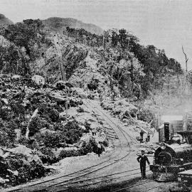 The lower railway incline at Denniston.