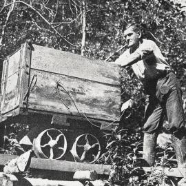 Miner's bush claim near Hokitika.1935.