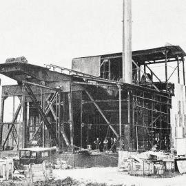  Steam dredge at Camerons .1935.