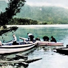Summer holiday at Lake Kaniere.1925.