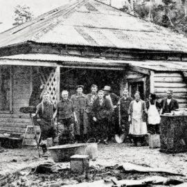 Earthquake damaged hotel, Inangahua Junction.1929.