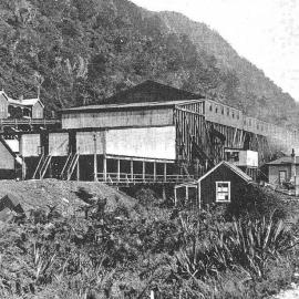 Coal storage bins at Granity.1912.