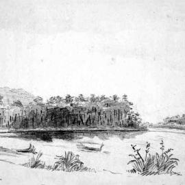 On the Hokitika river.1863.