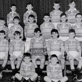 Marist Brothers junior rugby team. 1968.