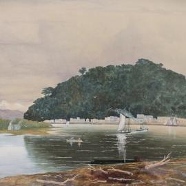  ALBUM - SCHOONER WILD WAVE ,  Greymouth.1863-1866.