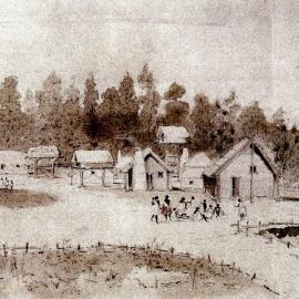 Taramakau river mouth .1840.
