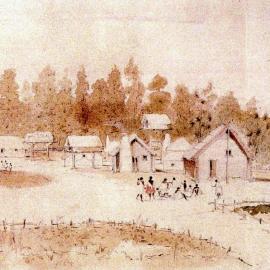 Taramakau river mouth .1840.