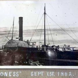Album  - Photos of ship strandings - and total losses on the Greymouth bar,