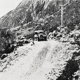 At the top of Otira Gorge Road.1924.