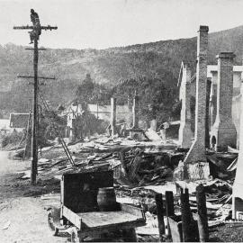 Disastrous fire in at  Wallsend.1933.