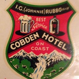 Cobden Hotel  - Johnnie Rubbo Proprietor.