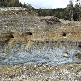 ALBUM - UNEARTHING MINING TUNNELS at DUNGANVILLE. MAORI CREEK