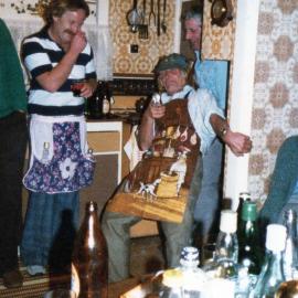 Afternoon tea at Scott and Shirley Thompsons house Moana around mid 1970s