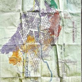 REWANUI. LIVERPOOL No.3 COAL MINE -  Underground roadways map. 1981.