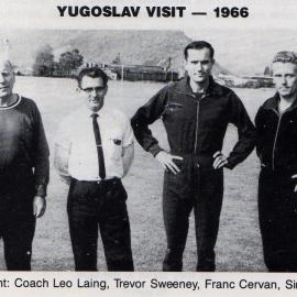 The Greymouth Club - Leo Laing , Trevor Sweeney - Yugoslav visit .1966.
