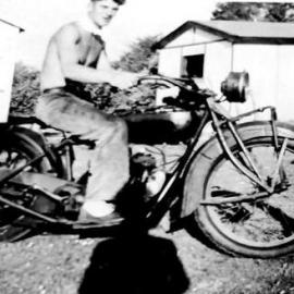 West Coast motorbikes , ca.1965.  *PHOTO ALBUM*