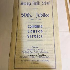 Runanga School 50th jubilee, 1956 *PHOTO ALBUM*