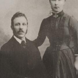 Elizabeth Barnett nee Young from 1890, with John Teward *PHOTO ALBUM*