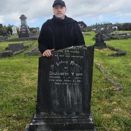 Gravestone of Mary Flannagan - and Great uncle Bill who died in a mine accident in Denniston