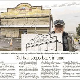ALBUM - Runanga Miners’ Hall Project - ‘Restoring the Hall, Restoring the Community