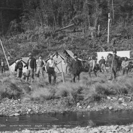 Telegraph construction camp, West Coast Rd