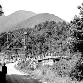 Waiho Bridge.1940`s.