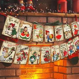 SEASONS GREETINGS -  Remember when everyone sent and recieved Christmas cards and strung them over the fireplace?