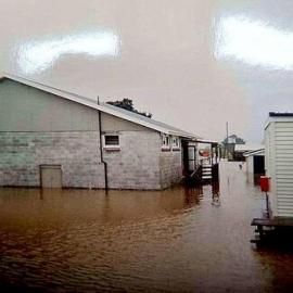 ALBUM - Flooding at Paroa School .