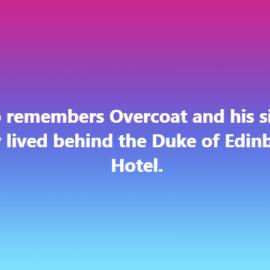 Neville Wilson who lived behind the Duke of Edinburgh in Albert Street, Greymouth