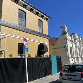 Hannon and Seddong building, Greymouth's first brick building dating to 1872