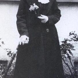 ALBUM - Emily Parfitt (née Hocking ) September 1938 and Emily’s Going Away Outfit.